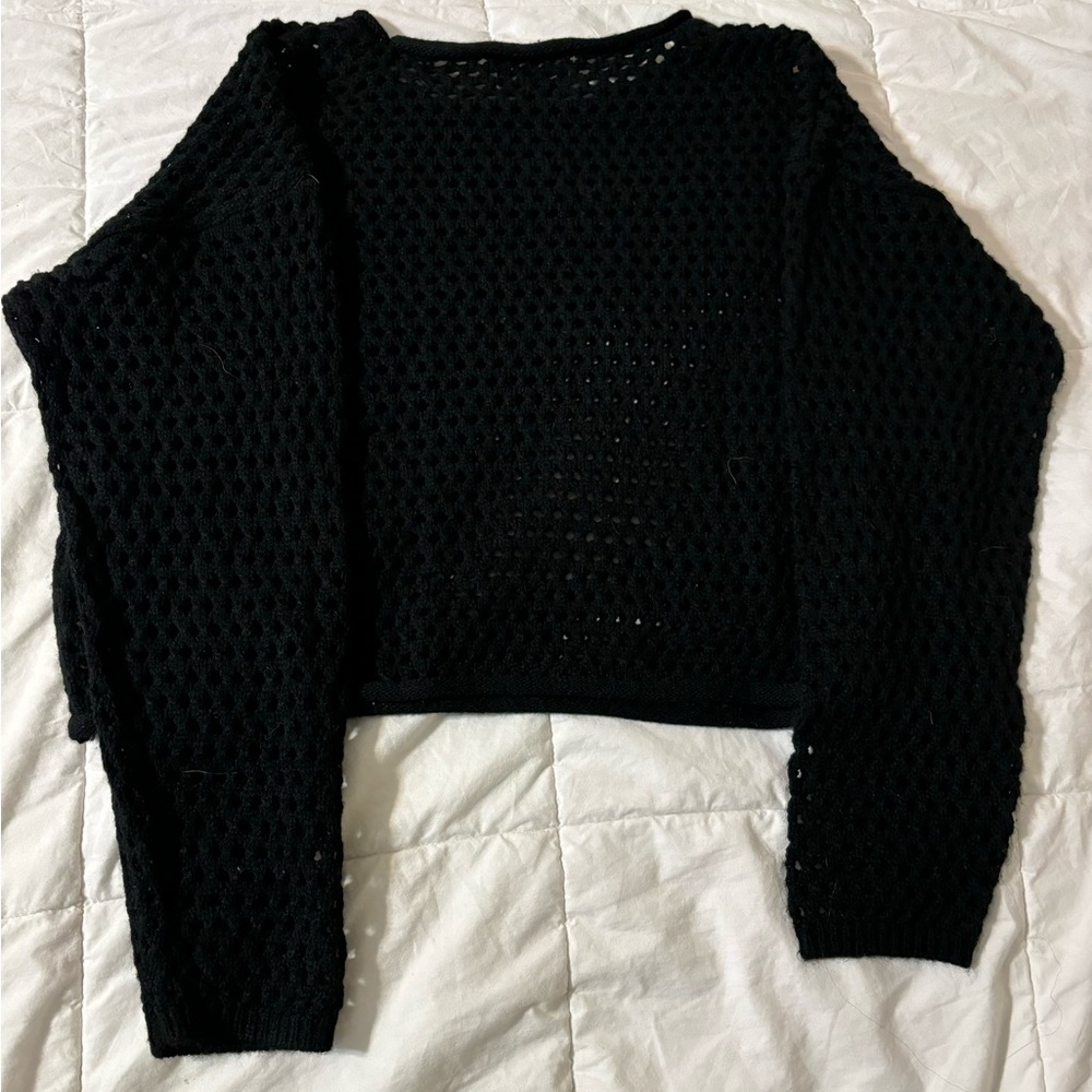 Mesh Black Sweater, Never worn and comfortable
